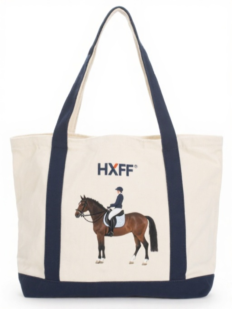 HXFF Equestrian Themed Tote Bag