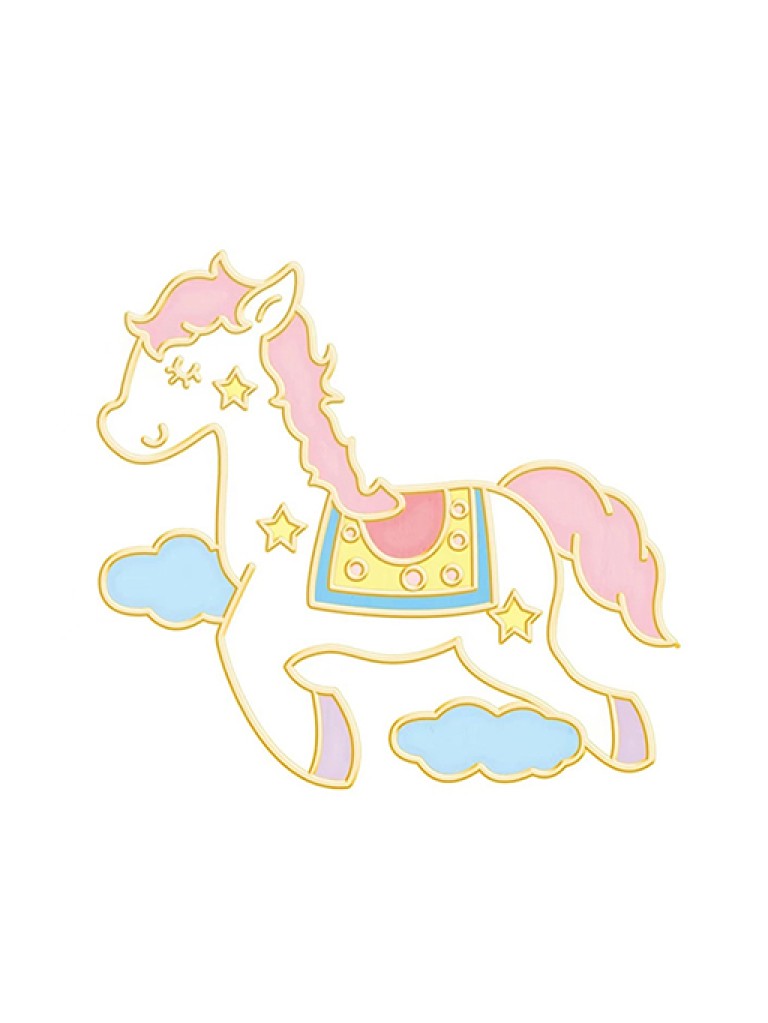 Kids Cute Farm Animal Enamel Lapel Pin