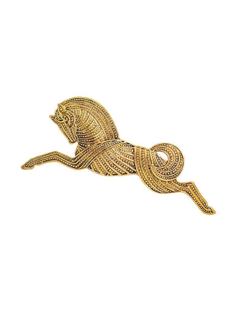 Vintage Horse Brooches-Golden
