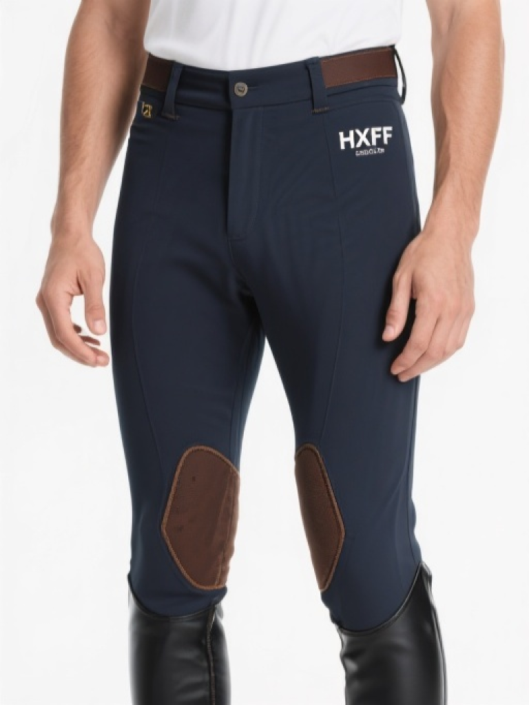 HXFF Men's Knee Patch Breeches