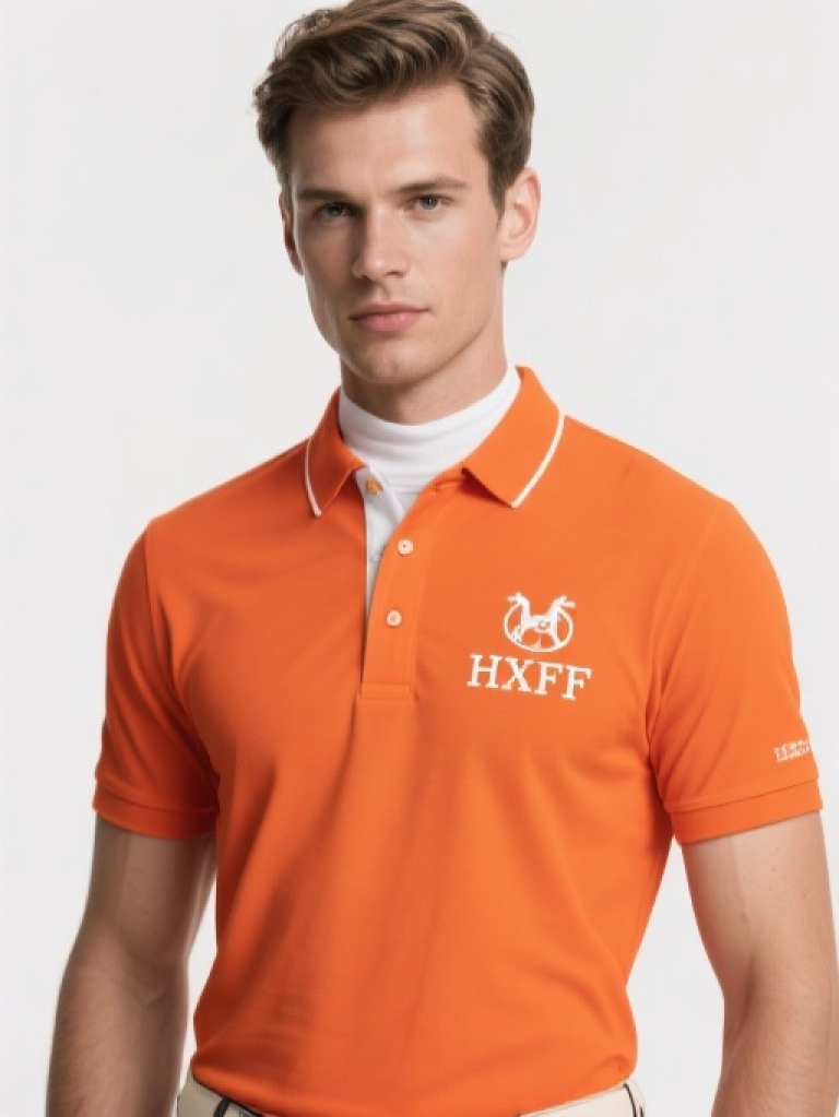 HXFF Men's Classic Equestrian Short Sleeve