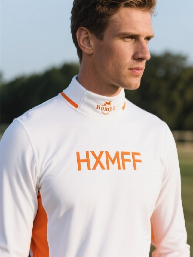 HXFF Men's Classic Riding Long Sleeve Tops