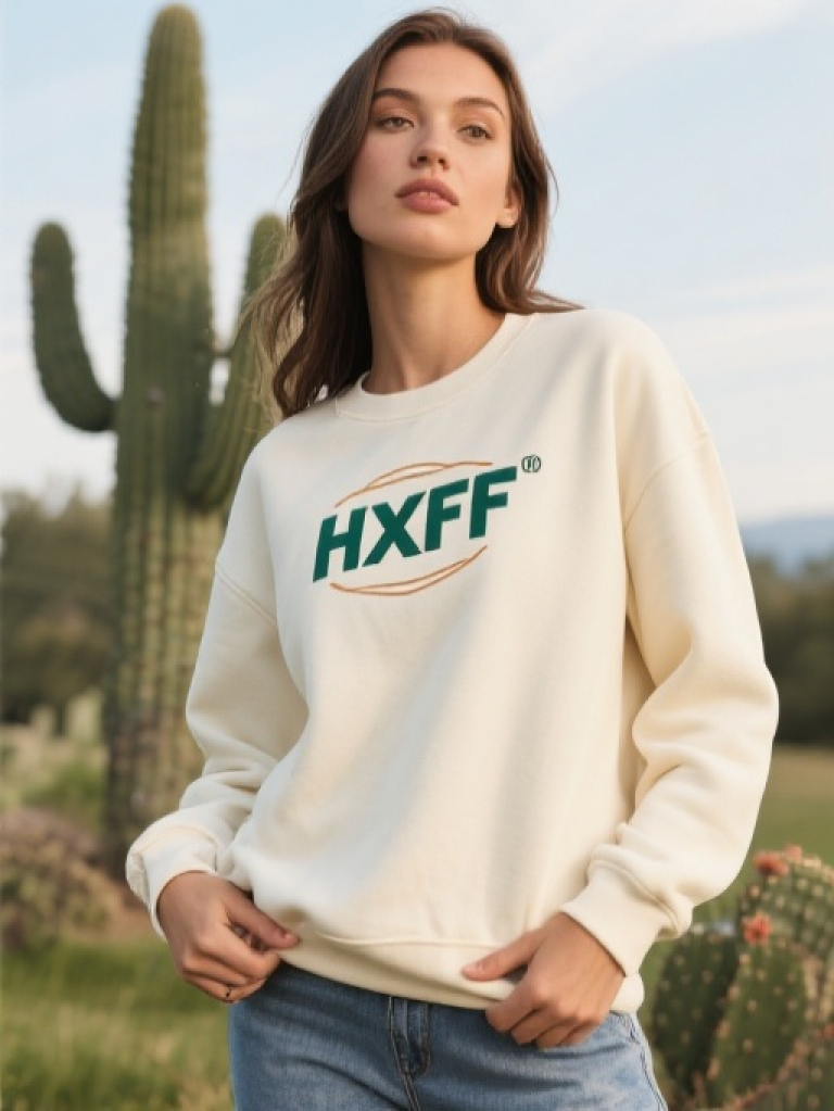 HXFF Women's Cactus Western Sweatshirt