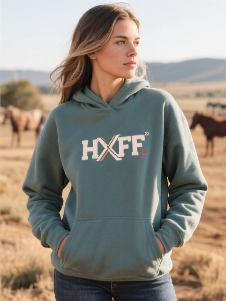 HXFF Women's Ranch Scene Western Sweatshirt