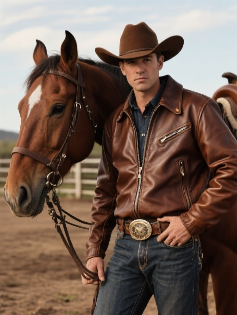 Western Warrington Leather Jacket