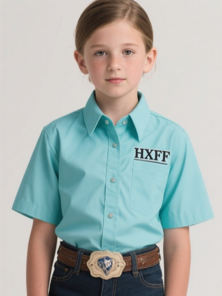HXFF Girls' Youth Equestrian Shirt