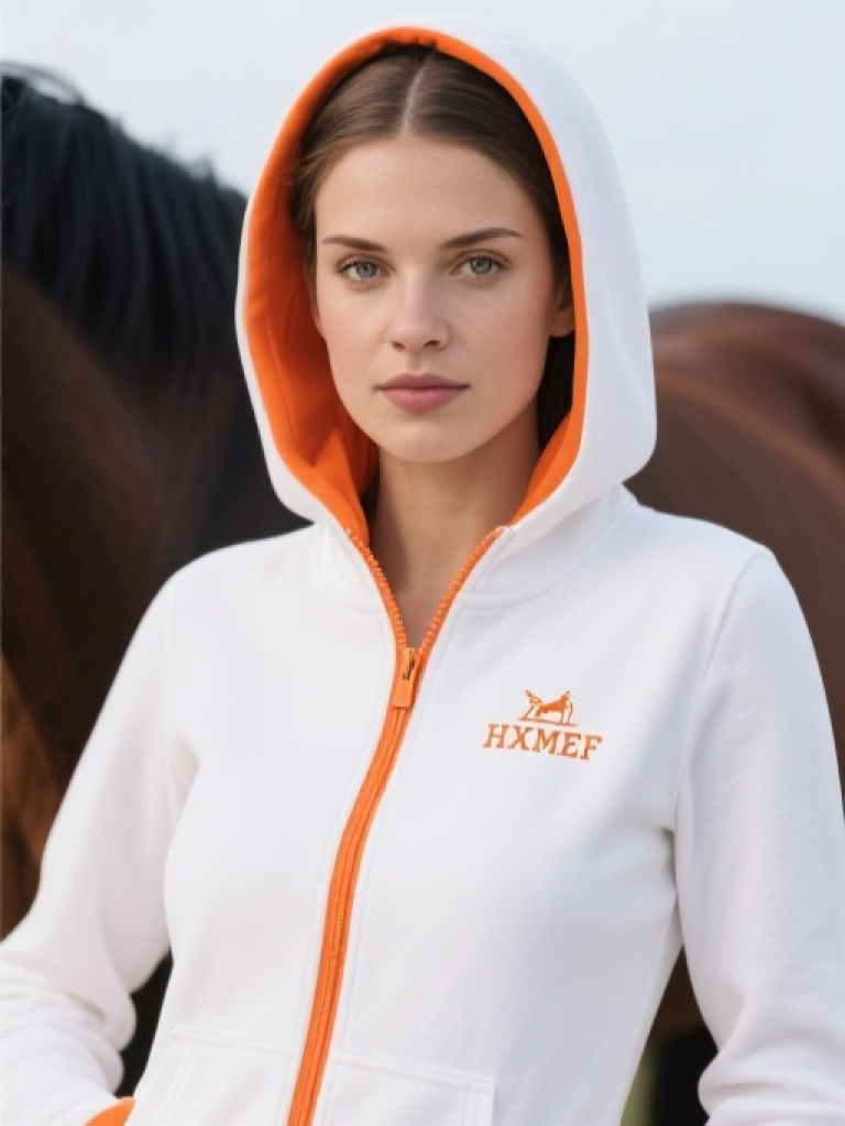 HXFF Ladies Equestrian Zip up Hoodies