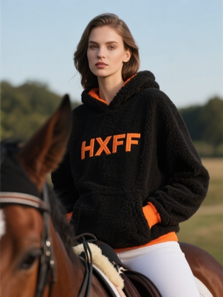 HXFF Women's Premium Equestrian Fleece Hoodies