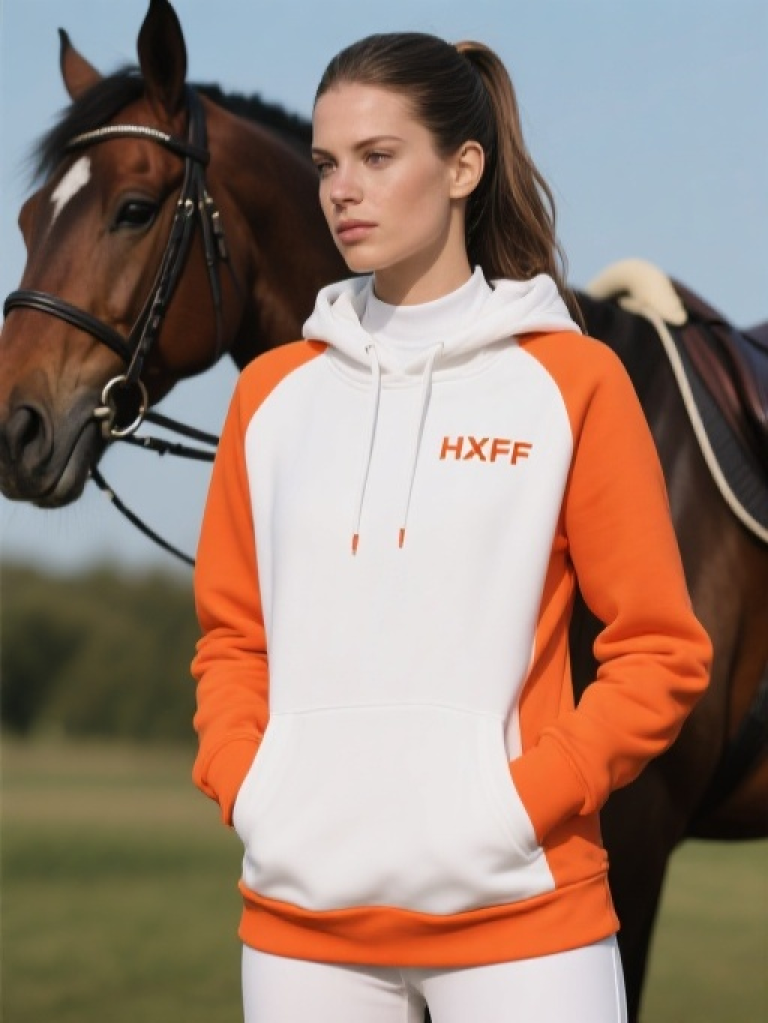HXFF Women's Sporty Equestrian Hoodies