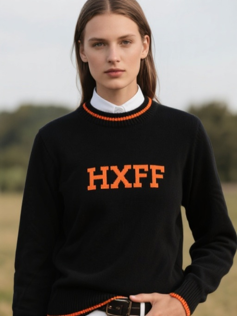 HXFF Ladies Crew Neck Equestrian Sweater
