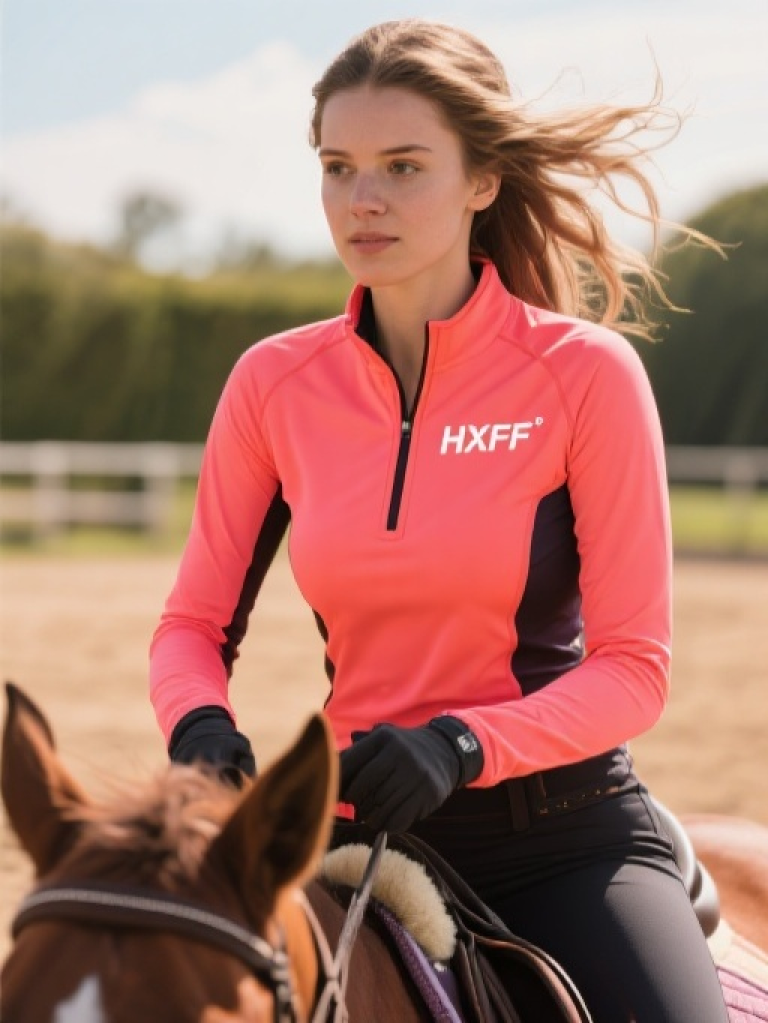 Women's Equestrian Training Top - All Weather