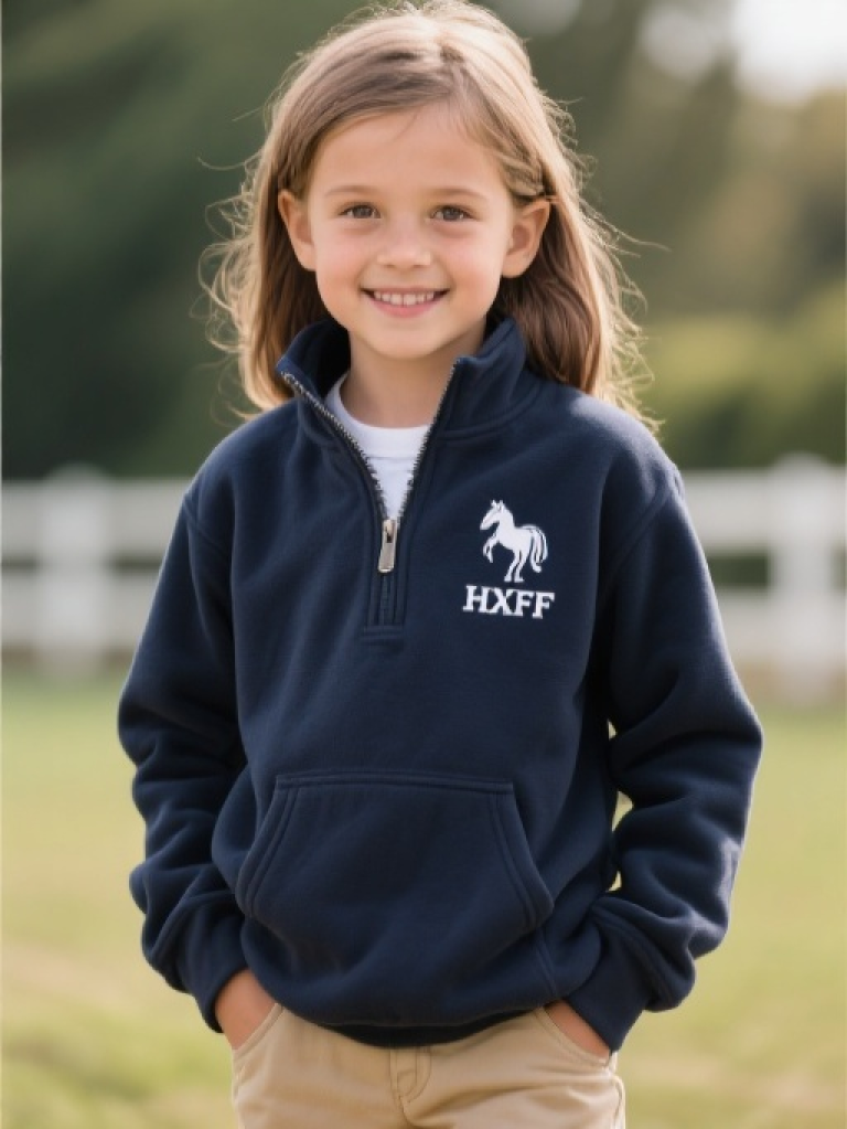 Youth Equestrian Half Zip Sweatshirt