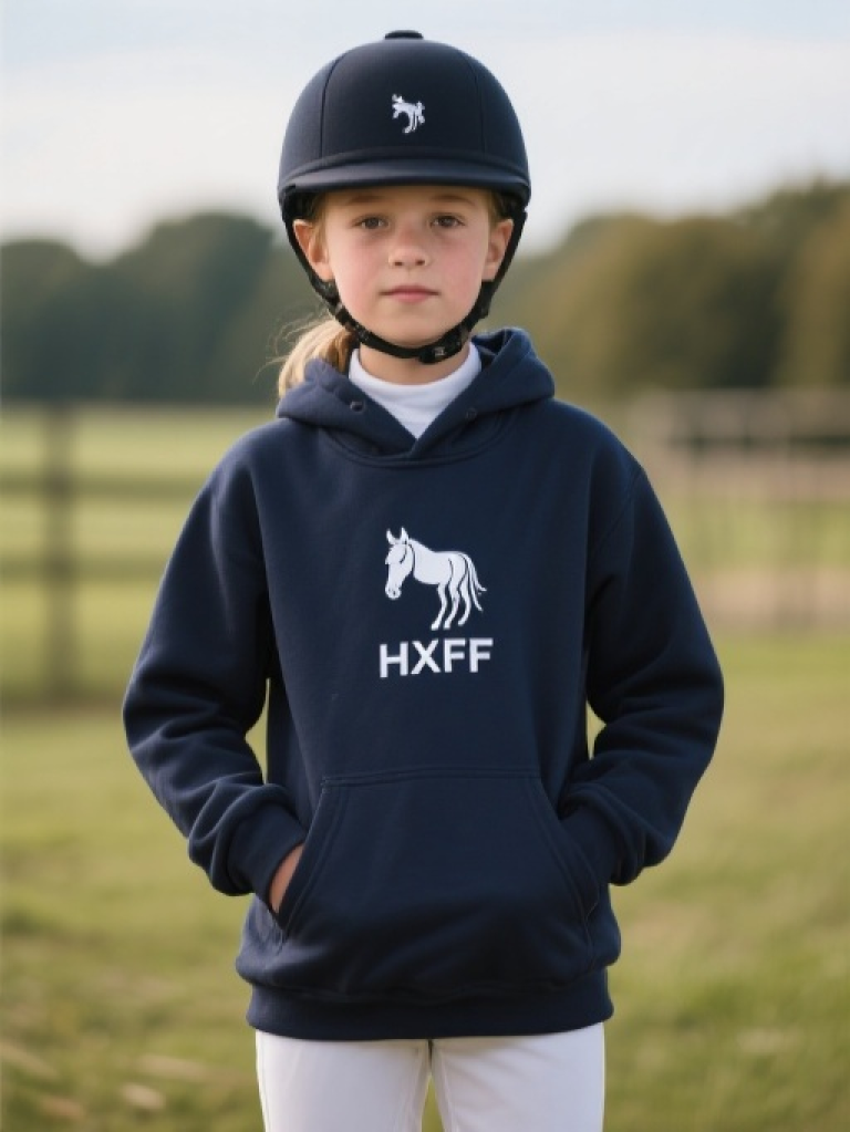 HXFF Girls' Rider Equestrian Hoodie