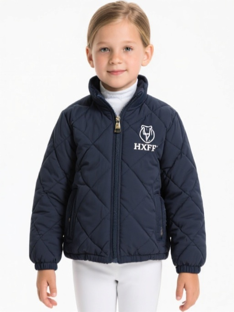 Kids' Equestrian Quilted Jacket