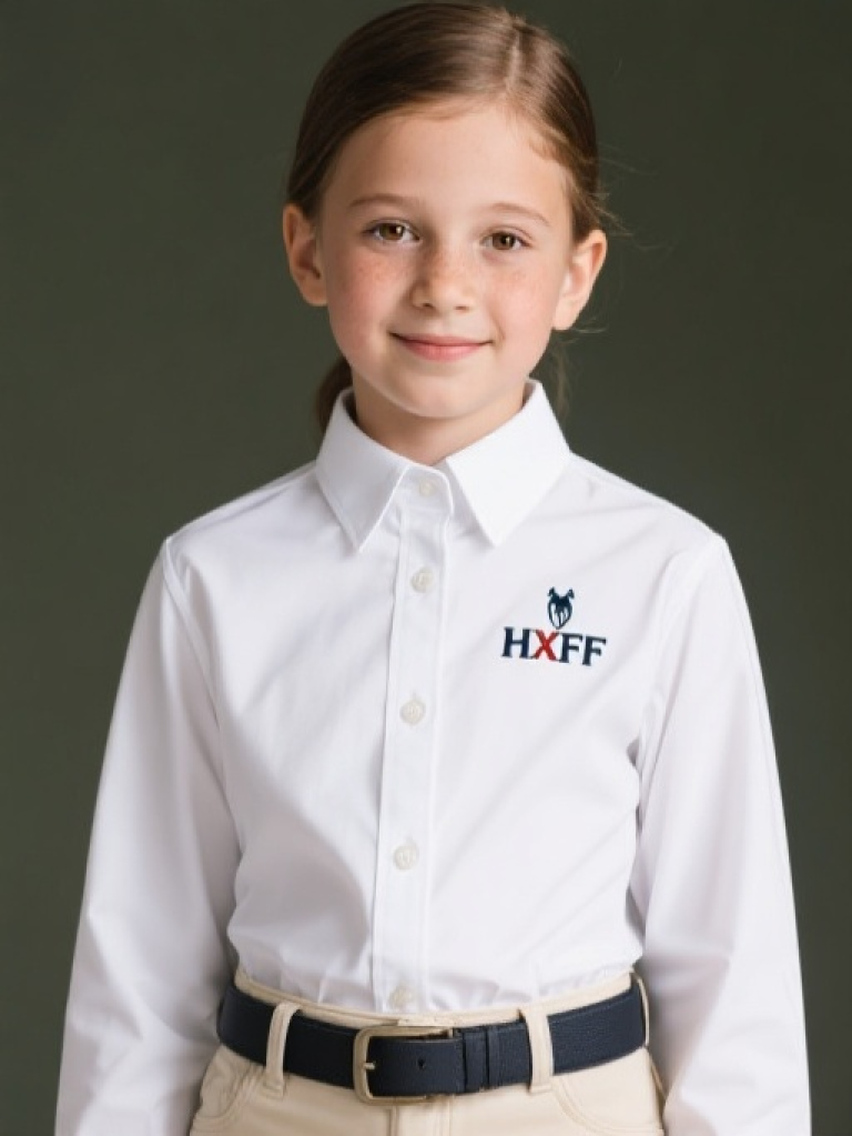 Youth Equestrian Shirt with HXFF Logo